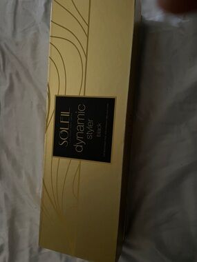Soleil Dynamic Styler Hair Straightener - Gold Box